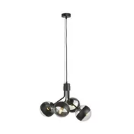 Lampy sufitowe - Emibig Nova lampa wisząca 4-punktowa czarna/stripe 1139/4 1139/4 - miniaturka - grafika 1