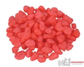 Podłoże do akwarium - Żwirek do akwarium Happet fluor. czerw. 1.5cm 0,5kg - miniaturka - grafika 1