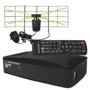 Tunery DVB-T - Tuner Cyfrowy Esperanza Ev108R Dvb-T/T2 H.265/Hevc + Antena Pokojowa - miniaturka - grafika 1