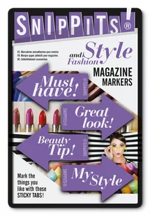 IF Snippits! Fashion and Style znaczniki moda i styl - Zakładki do książek - miniaturka - grafika 1