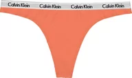 Majtki damskie - CALVIN KLEIN MAJTKI STRINGI DAMSKIE THONG ORANGE 0000D1617E XMT XS - miniaturka - grafika 1