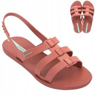 Sandały damskie - Sandały damskie Sportowe Ipanema Style Eleganckie Wygodne Gumowe Różowe 41 - miniaturka - grafika 1