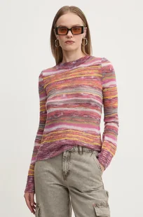 Desigual sweter z domieszką wełny QUEBEC damski lekki 24WWJF16 - Swetry damskie - miniaturka - grafika 1