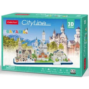 Puzzle 3D City Line Bavaria - Puzzle - miniaturka - grafika 1
