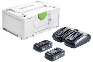 Zestaw Energii Festool Sys 18V 2X4,0/Tcl 6 Duo - Skrzynie ogrodowe - miniaturka - grafika 1
