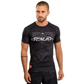 Kimona, stroje i obuwie - Venum Eclipse Rashguards Short Sleeves Krótki Rękaw Black/Ivory - miniaturka - grafika 1