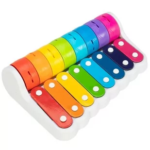 Fat Brain Toys Dzwonki Rock'N'Roller Piano - Zabawki sensoryczne - miniaturka - grafika 1