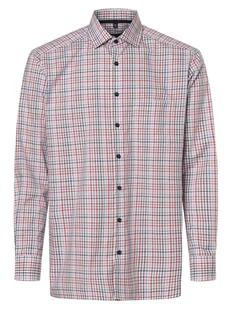 Andrew James Koszula męska - non-iron Mężczyźni Regular Fit Bawełna niebieski|czerwony w kratkę, 44 - Koszule męskie - miniaturka - grafika 1