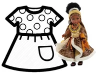 Akcesoria dla lalek - Paola Reina Ubranko Dla Lalek 32 Cm 54555 - miniaturka - grafika 1