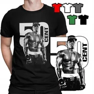 Koszulki męskie - KOSZULKA T-SHIRT MĘSKI WZORY DO WYBORU - 50CENT RAPER HIP HOP - XL - miniaturka - grafika 1