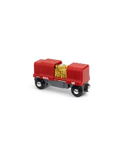 Brio Container Gold Wagon 33938 - Figurki dla dzieci - miniaturka - grafika 1