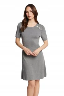 MORGAN SZARA SUKIENKA Z KRÓTKIM RĘKAWEM I CEKINAMI XS J5E - Sukienki MORGAN SZARA SUKIENKA Z KRÓTKIM RĘKAWEM I CEKINAMI XS J5E - Sukienki - miniaturka - grafika 1