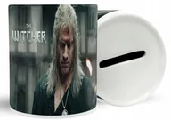 Skarbonki - SKARBONKA CERAMICZNA WIEDŹMIN SERIALE NA PREZENT SUPER GRAFIKI - miniaturka - grafika 1