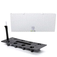 Donice - Donica skrzynka wkład nawadniający 25x60x24 cm biały - miniaturka - grafika 1