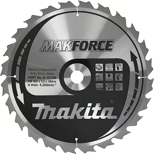 Makita B-32188 piła tarczowa do cięcia drewna 355x30 mm 24 zęby T.C.T. Makforce - Tarcze do pił - miniaturka - grafika 1