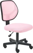 Fotele i krzesła biurowe - BELIANI Krzesło biurowe JOYFUL Pastelowy róż - miniaturka - grafika 1