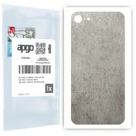 Szkła hartowane na telefon - Folia naklejka skórka strukturalna na TYŁ do Apple iPhone SE (2020) -  Beton - apgo SKINS - miniaturka - grafika 1