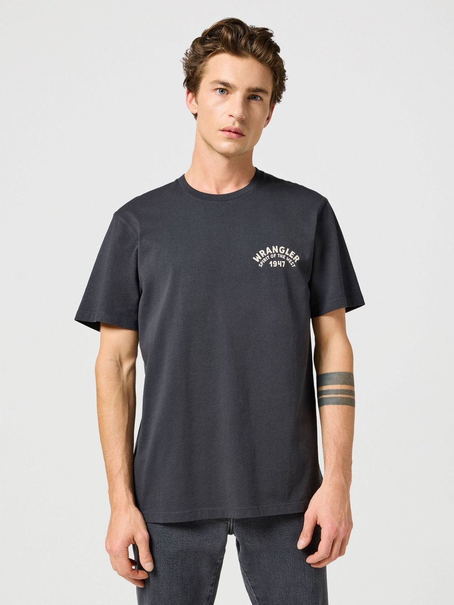 t-shirt uomo wrangler 112357306 black