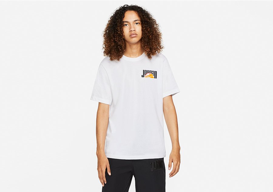 Nike Air Jordan Sport Dna Crew Tee White