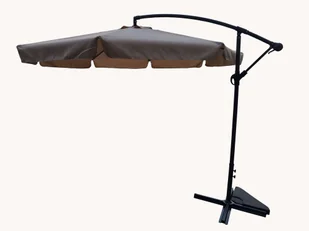 Rojaplast Parasol 300cm EXCLUSIVE NIEPRZEMAKALNY beżowy - Parasole ogrodowe - miniaturka - grafika 1