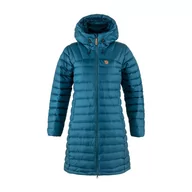 Kurtki damskie - Damska kurtka puchowa Fjallraven Snow Flake Parka deep sea - XS - miniaturka - grafika 1