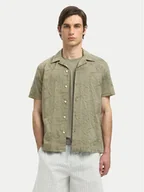 Koszule męskie - Selected Homme Koszula 16097686 Zielony Regular Fit - miniaturka - grafika 1