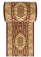 Wycieraczki - Czerwony ozdobny chodnik na korytarz na metry S9-C82 - miniaturka - grafika 1