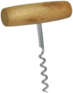 Metaltex 250520010 korkociąg z drewnianym uchwytem 250520 - Korkociągi i otwieracze - miniaturka - grafika 2