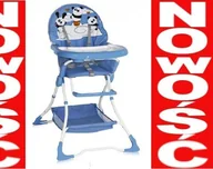 Krzesełka do karmienia - BERTONI BRAVO BLUE PANDAS KRZESEŁKO DO KARMIENIA - miniaturka - grafika 1