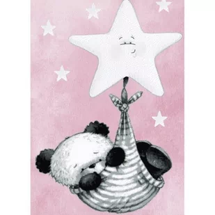 Dywan dla dzieci Kiddo 1083 pink, 120 x 170 cm - Dywany dla dzieci - miniaturka - grafika 1