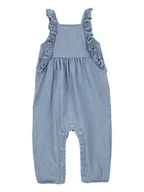 Pajacyki dla niemowląt - carter's Kombinezon dżinsowy w kolorze niebieskim - miniaturka - grafika 1