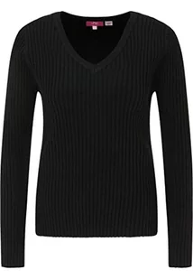 swirlie Damski sweter z dzianiny 77133824, czarny, XS/S, czarny, XS-S - Swetry damskie - miniaturka - grafika 1