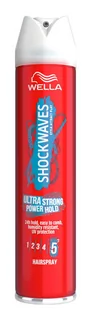 Wella Shockwaves Ultra Strong Rock & Hold lakier do włosów 150ml - Kosmetyki do stylizacji włosów - miniaturka - grafika 1