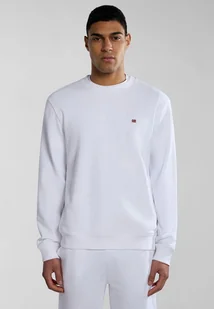 felpa uomo napapijri balis crew sum 2 np0a4h89 002 bright white - Bluzy męskie - miniaturka - grafika 1