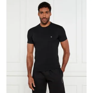 Emporio Armani T-shirt Slim Fit stretch pique - Koszulki męskie - miniaturka - grafika 1