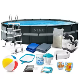 Basen ogrodowy, stelażowy, Intex, 18w1, 549x132 cm - Baseny ogrodowe - miniaturka - grafika 1