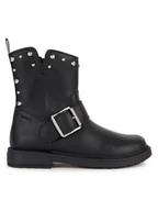 Buty dla dziewczynek - Geox Botki J Eclair Girl J369QK 000BU C9999 M Czarny - miniaturka - grafika 1
