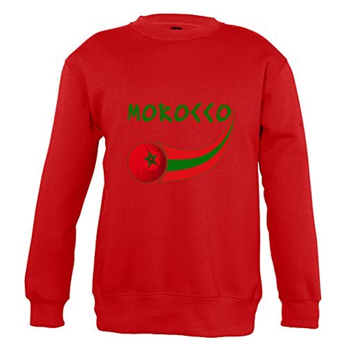 supportershop Maroko bluza chłopięca M czerwona