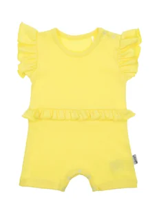 Dziewczęcy rampers żółty Nicol r.68 - Kombinezony dla dzieci - miniaturka - grafika 1