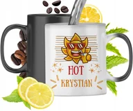 Kubki - Kubek Magiczny Dla Krystiana Czarny Matowy z Nadrukiem ze Zdjęciem 330ml + Opakowanie na prezent (wzór 02) - miniaturka - grafika 1