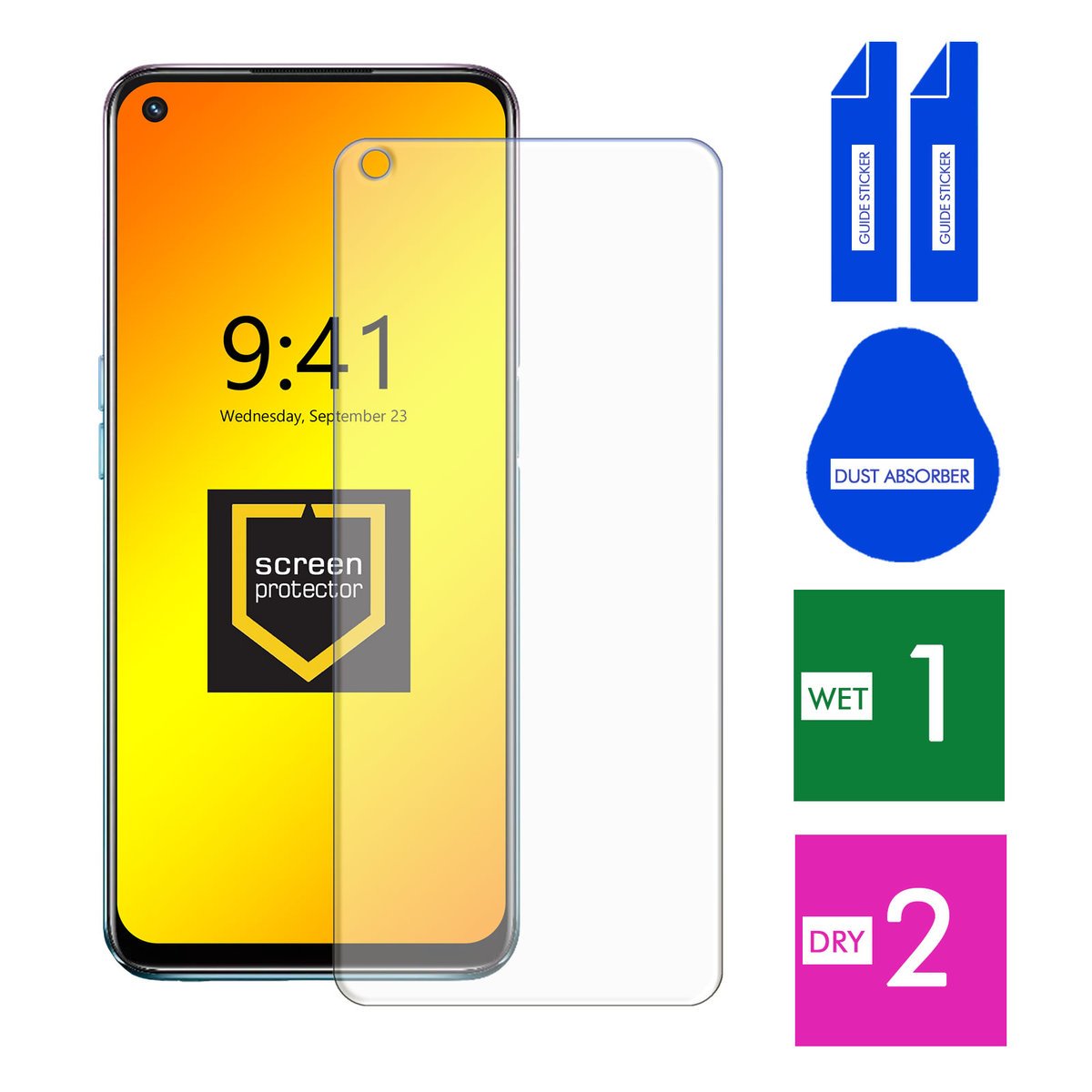 SZKŁO HARTOWANE DO OPPO A54 5G SZYBKA 9H OCHRONNE PANCERNE
