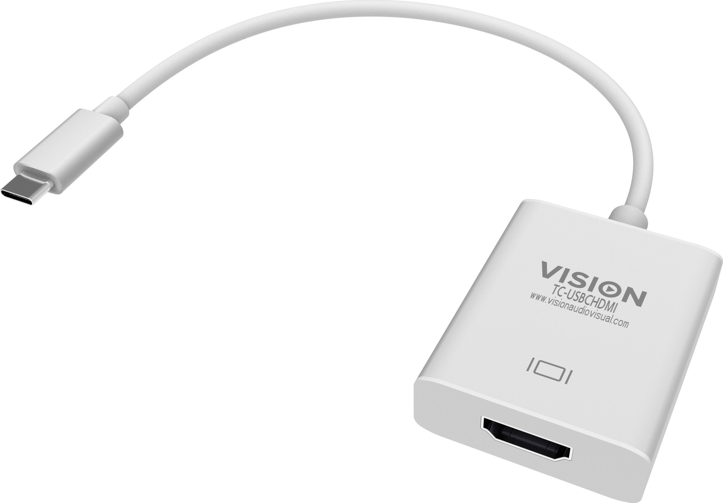 VISION Professional installationstauglicher Adapter USB-C zu HDMI - 30 JAHRE GARANTIE