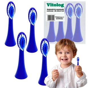 Końcówki Główki Wkłady do Szczoteczki Sonicznej dla dzieci Końcówka 4 szt - Końcówki do szczoteczek elektrycznych - miniaturka - grafika 1