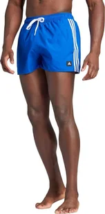 Adidas Spodenki szorty kąpielowe męskie adidas 3-Stripes CLX Swim Shorts niebieskie IS2057 S - Kąpielówki męskie - miniaturka - grafika 1