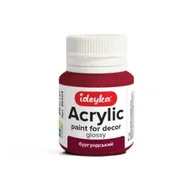 Farby i media malarskie - Ideyka Farba akrylowa Burgundy 20ml - miniaturka - grafika 1