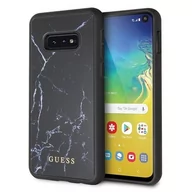 Etui i futerały do telefonów - Guess Hardcase do Samsung Galaxy S10e czarny/marble GUHCS10LHYMABK - miniaturka - grafika 1