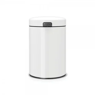 Brabantia Kosz na śmieci New Icon 3l montowany na ścianie biały 115523 - Kosze na śmieci - miniaturka - grafika 2