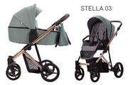 Wózki dziecięce - BEBETTO FLAVIO PREMIUM CLASS 2W1 Stella 03 - miniaturka - grafika 1