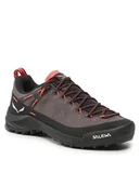 Buty trekkingowe damskie - Salewa Trekkingi Wildfire Canvas W 61407 Czarny - miniaturka - grafika 1