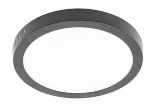 Oprawa natynkowa downlight ORIS PLUS okrągła, 24W, 2000Lm, 4000K, czarna aluminiowa rama - Oprawy, klosze i abażury - miniaturka - grafika 1